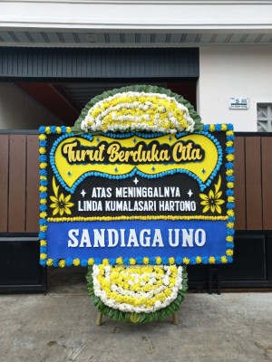 Papan Bunga Duka di Pasar Merah Timur